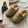 Fashion Autumn Winter Slip on Women Plush Slippers Warm Fashion Mules Indoor Home Slides Comfortable Casual Shoes Lady Zapatos De Mujer