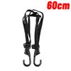 Motorcycle Back Seat Helmet Strips Elastic Rope Motorcycle Helmet Fixed Strap Adjustment Fix Rope Goods Strap Luggage Net 90cm