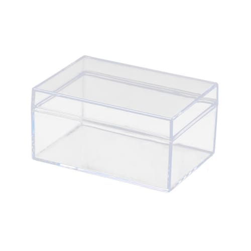 Playing Card Storage Box, Rectangular Display Case for Decks, Playing Card Holder Box for Trading Cards and Gaming Cards