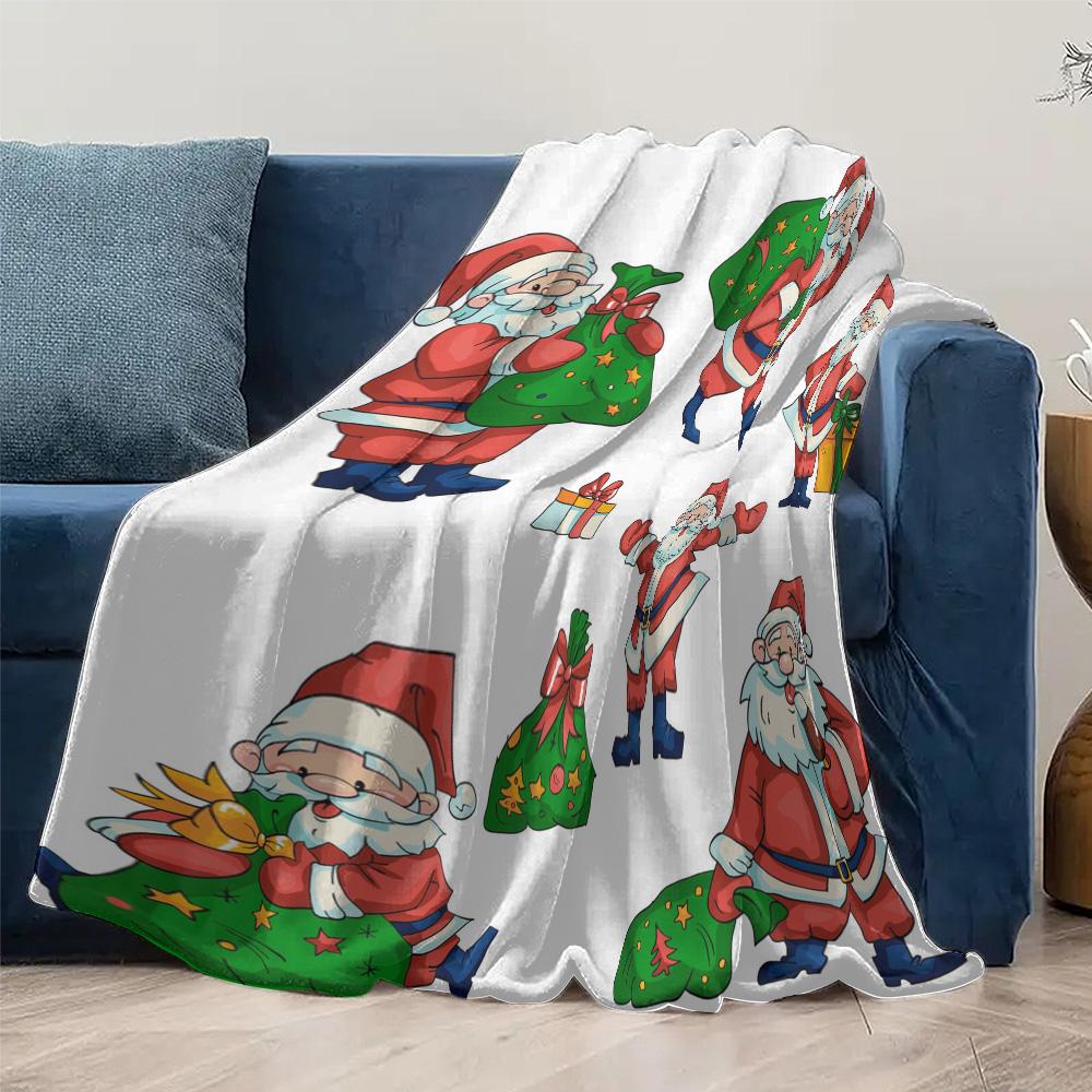 Cozy Throw Blanket Soft Fleece Blanket Christmas Gift Holiday Decor Warm Bedspread Home Comfort Gift for Her Gift for Him Dorm B