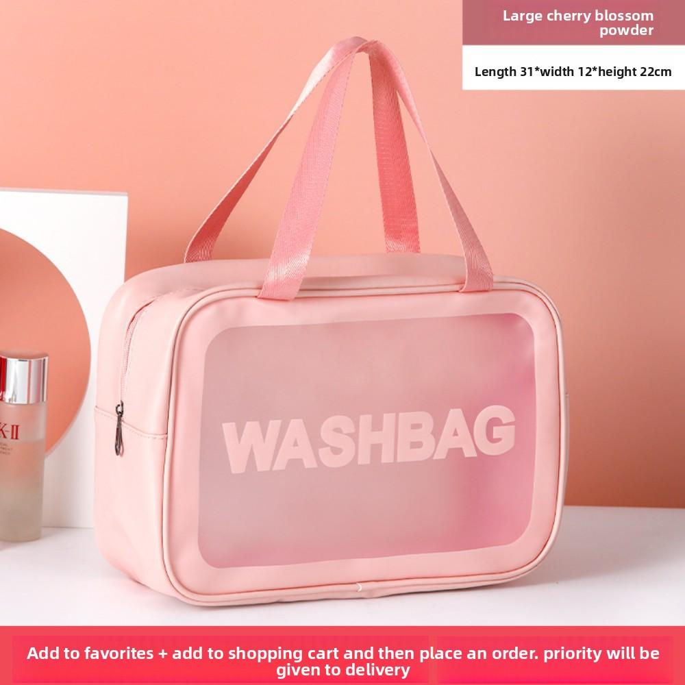 1PC Portable Travel Wash Bag Female Transparent Waterproof Makeup Storage Pouch Large Capacity Cosmetic Organizer Beauty Women Case