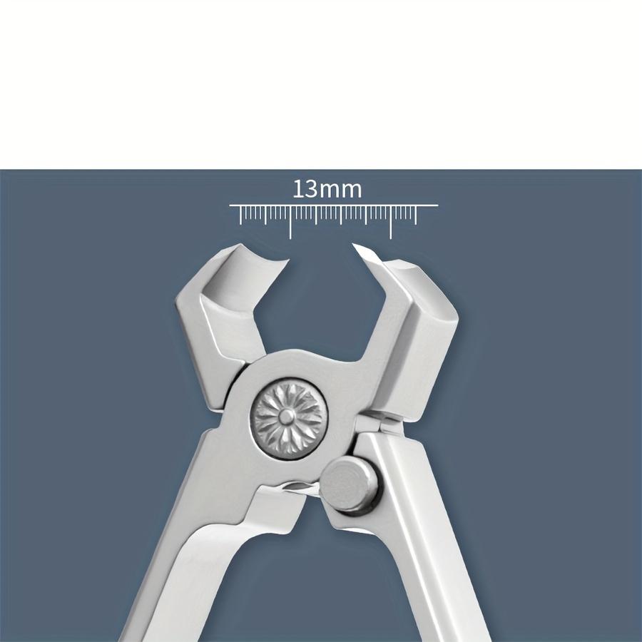 Xiaomi Stainless Steel Nail Clippers, Wide Jaw, Concave Blade Edge, Unscented, Ideal for Thick Fingernail and Toenail Trimming