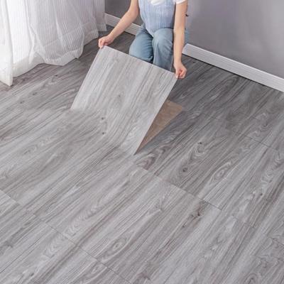 Wear-resistant Self-adhesive Wood Grain Floor Sticker Thickened Non-Slip SXP Self Adhesive Floor Sticker Waterproof PVC