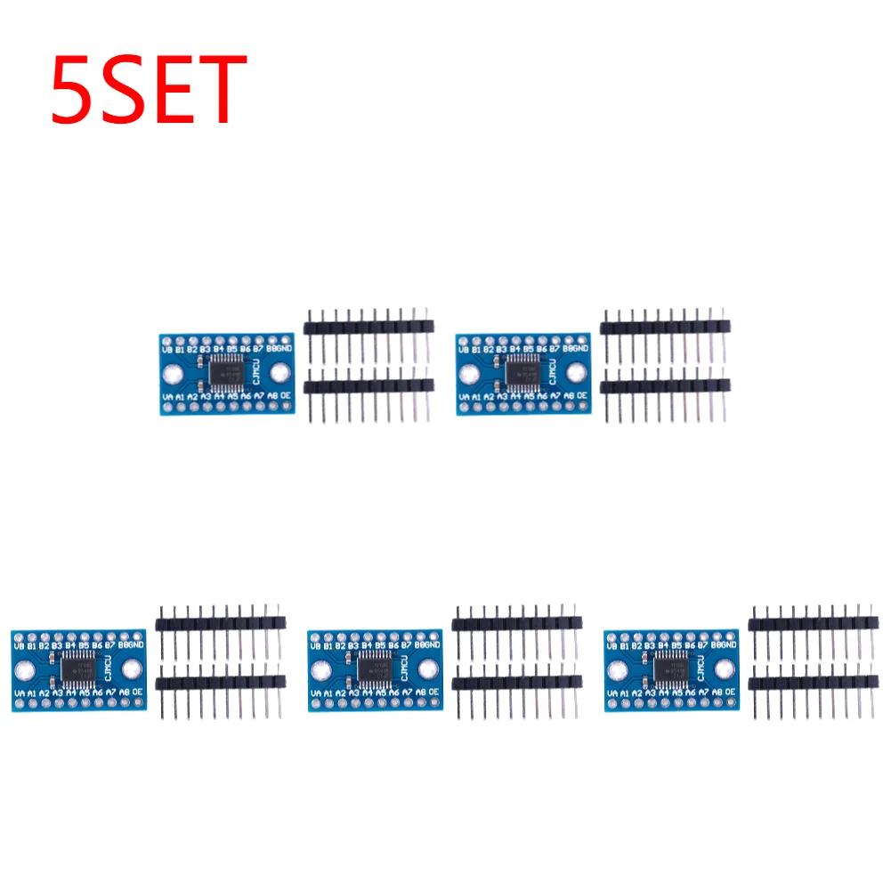 20-1SET TXS0108E TTL Bidirektionaler Gegenseitiger Konverter 3,3V 5V 8-Kanal Logikpegel-Schaltwandler Hohe Geschwindigkeit für Raspberry Pi