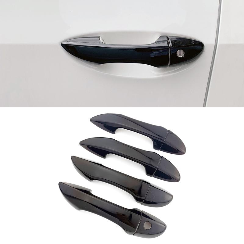 Car Upgrade Glossy Black Door Handle Cover For Tayota Corolla 2014-2018 Exterior Styling Car Stickers