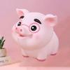 Pușculiță de porc anti-cădere Ornamente de porc drăguț Rezervor de depozitare de capacitate mare Decor pentru casă
