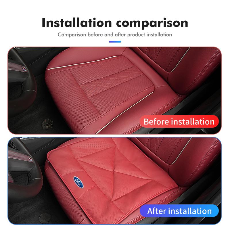 Car Driver Seat Booster Cushion Cover Non-slip Memory Foam Pad For Ford Escort KA Flex Everest KA Expedition Falcon Fusion