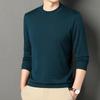Men's High-Quality Imitation Wool Sweater: Autumn & Winter Warm Half-High Collar Base Layer