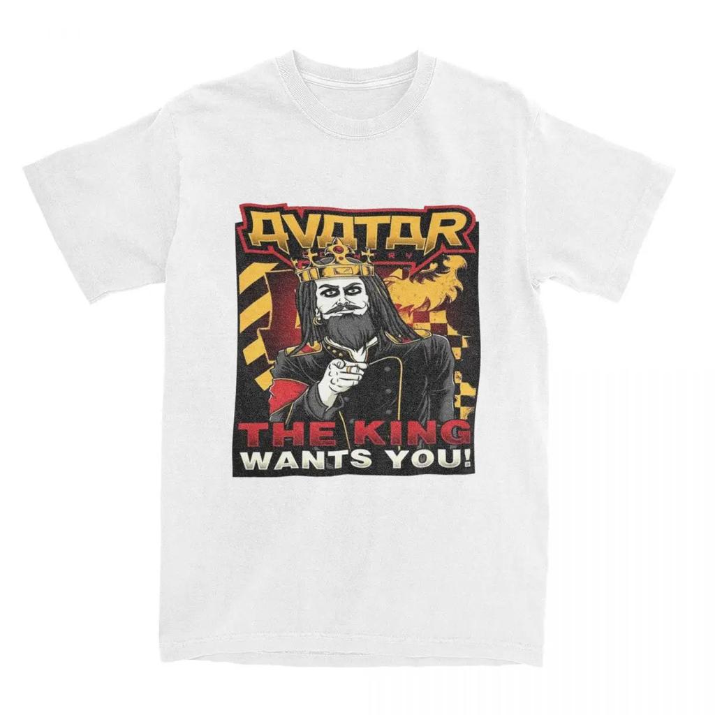 Avatar Band for Men Women T Shirt The King Wants You Apparel Casual Tee Shirt T-Shirts Pure Cotton All Seasons Clothing