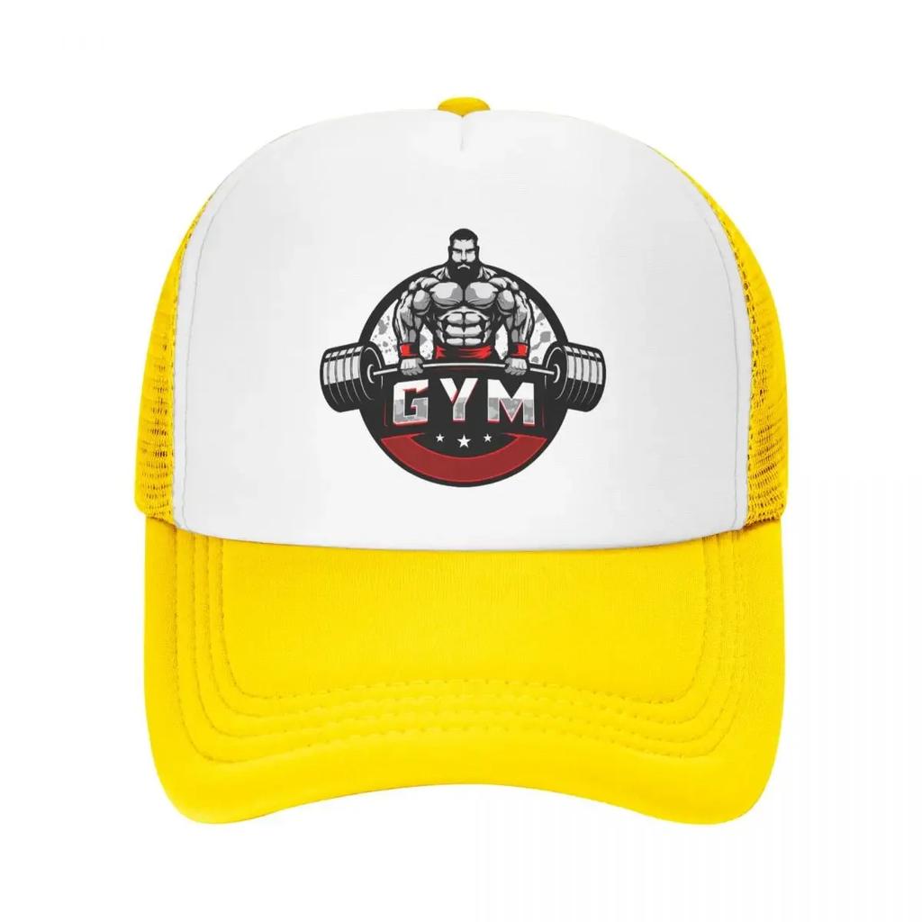 Custom Fashion Unisex Bodybuilding Gym Trucker Hat Adult Fitness Muscle Adjustable Baseball Cap Unisex Women Hip Hop Dad Hat