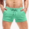 Men's Athletic Gym Shorts Slim Fit Home Workout Short Pants