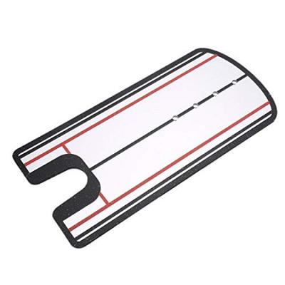 Golf Putting Form Check Putting Posture Standing Compact Accessory Mirror, Mat, Training, Position, Size,