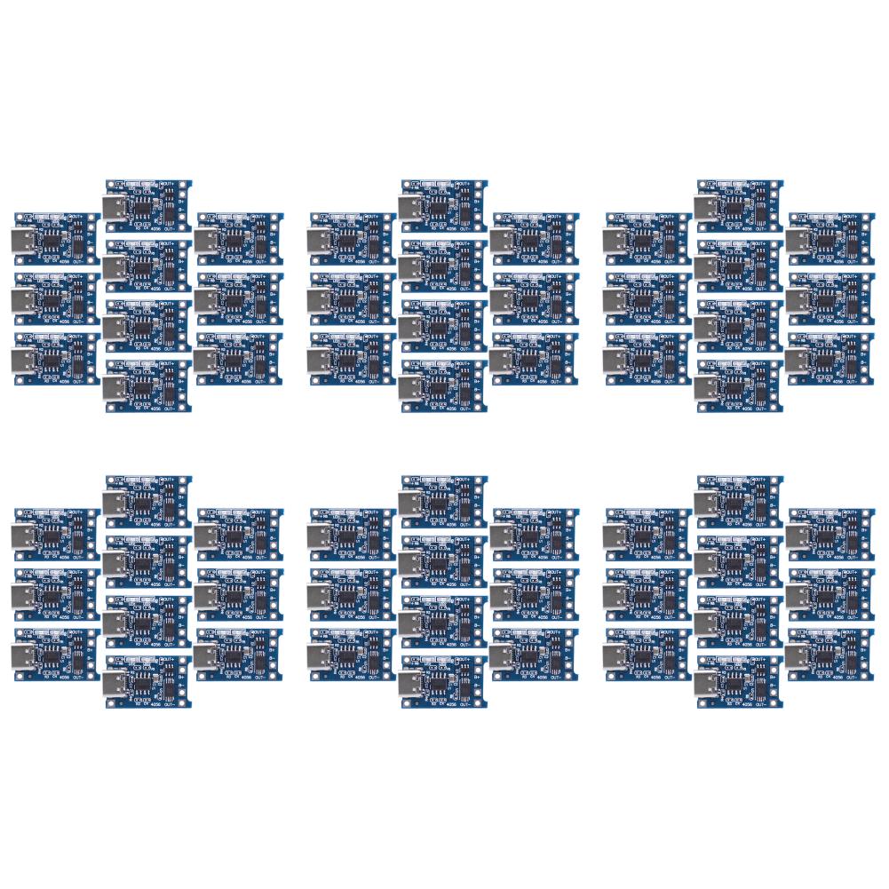 30-100pcs TP4056 Lithium Battery Charger Module 1A Portable Battery Charger Panel Type C 4.5V-5V for Lithium Batteries