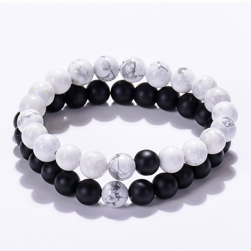 JYL TS Bracelet Couple's  Natural Beaded Promotes Affection & Mutual Luck