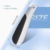 6.3Inch Portable Stainless Steel Shoe Horn Silver Hang Hole Shoe Lifter Helper Tool for Sneakers Boots Home Travel Daily Use