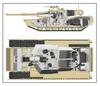 Ryefield 1/35 US Army M1A1/A2 Abrams with Full Interior 2-in-1 Plastic Model RFM5007