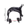 ZTTO Bike Brake Caliper Brake Lever Set Line PullingAluminum Alloy C Brake Shoes Caliper For Folding Bike Cycling Bicycle