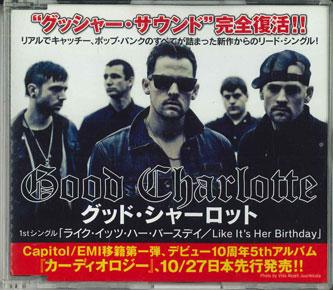 

CD GOOD CHARLOTTE - Like It s Her Birthday PCD3532 EMI Japan Rock Used