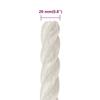 Work Rope White 20 Mm 100 M Polypropylene