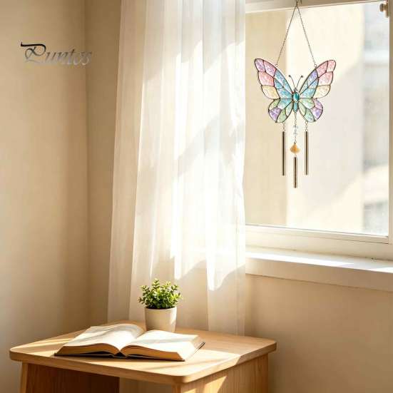 Dekorative Artikel für Haus Küsten-Glanz Meerglas Sonnenfänger, Acryl Ozean-Thema Fenster Einzigartige Wandkunst Büro Hängende Dekoration, Miniatur-Ornament Zuhause