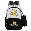 Pokemon Cartoon Printed Backpack Pencil Bag Elementary School Student Junior School Bag Backpack