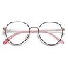 Transparent Computer Glasses Metal Frame Women Men Anti Blue Light Round Eyewear Blocking Glasses Optical Spectacle Eyeglass