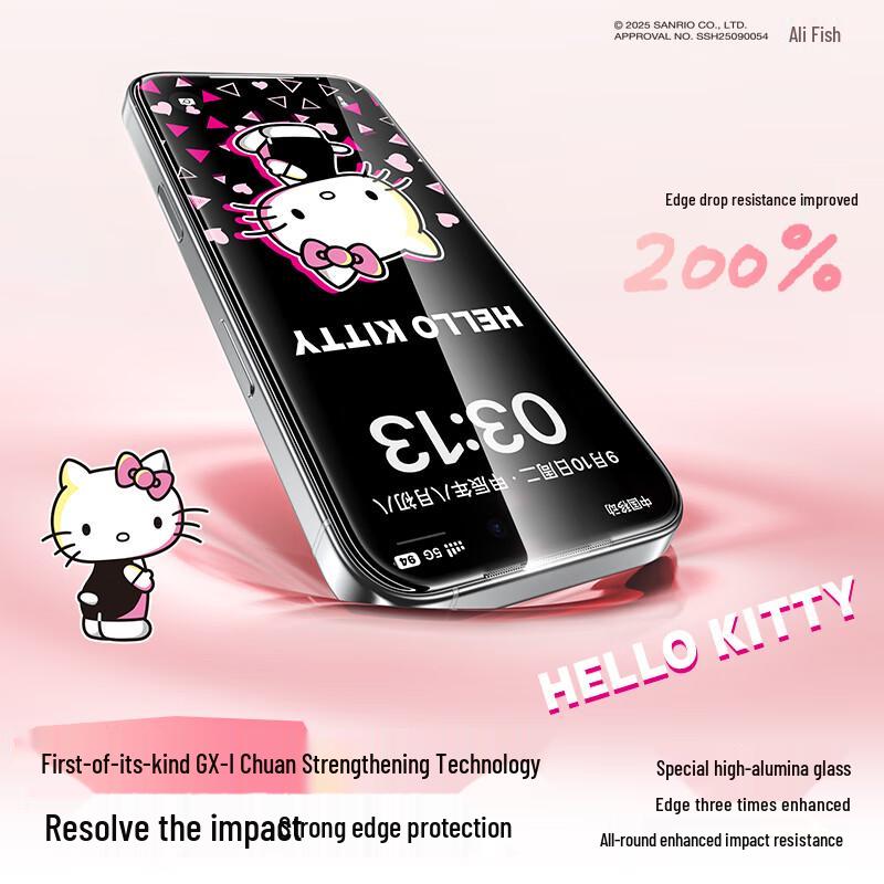 Sanrio Authorized Tempered Glass Screen Protector for iPhone