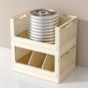 Large Capacity Foldable Storage Basket Multi-purpose with Dividers Toys Storage Bin Portable Book Frame Underwear
