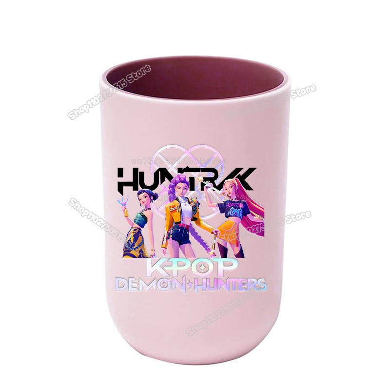 Perfekte KPop Dämonenjäger Kinder Zahnbürstenbecher Niedliche Mädchen Mundspülbecher Zahnbürstenbecher Trinkgeschirr Badezimmer Zahnbürstenhalter