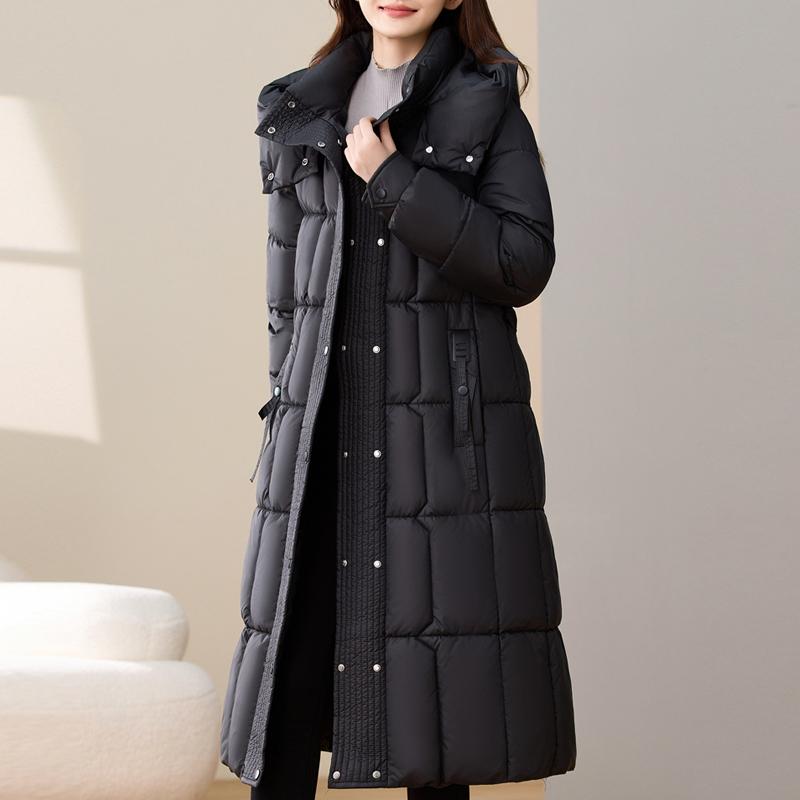 Fashion Women's Winter Long Parkas Hooded Loose Warm Coats Thick Women Jackets