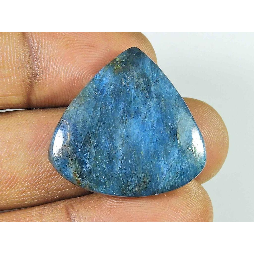 40 Karatów Prawdziwy Neonowo Niebieski Apatyt Gruszka Kryształ Kaboszon Luźny Kamień Szlachetny 28X27MM SK-2092