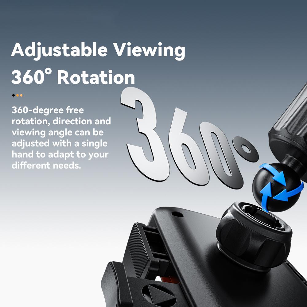 ESSAGER Car Phone Holder Air Vent Mount 360° Rotation Adjustable Bracket Stable Support for 4.7