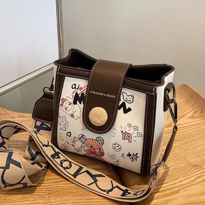 Bolsos bandolera de moda para mujer Bolso tipo cubo Bolso cuadrado versátil Bolsos de hombro para mujer Monedero y bolsos