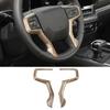 Wood Grain Steering Wheel Cover Trim Frame For Chevrolet Silverado 1500 2019+