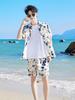 New Spring/Summer Bohemian Beach Dress for Parent-Child Seaside Vacation Photos