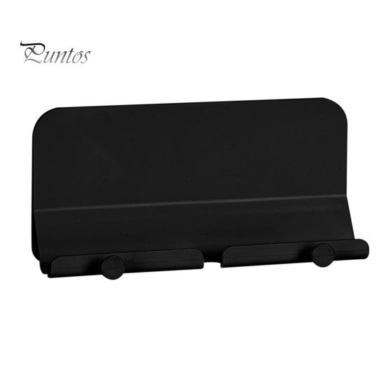 

Противоударный настенный держатель для телефона с пазами, ABS, рецепты для чтения, настенное крепление для телефона, стойка для просмотра телевизора чёрный