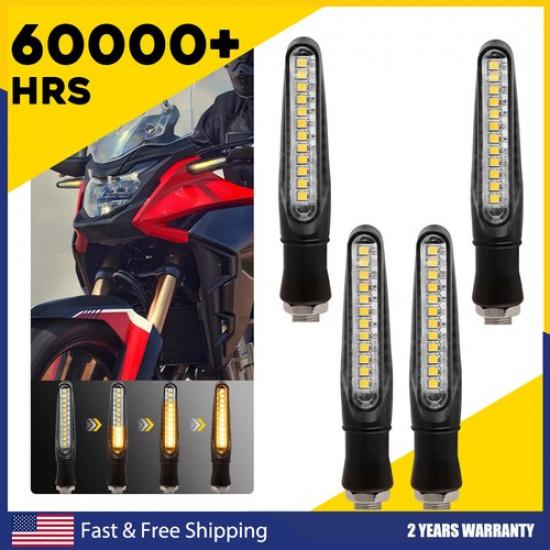 Motorcycle Signal LED Blinker Light Fit CBR954RR Turn Honda XR650L CB1000R 250R