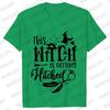 Team Bride Y2k Tops Bridal Shower Wedding Shirt This Witch Is Getting Hitched Lit T-Shirt Halloween Bachelorette Party EVJF Tees