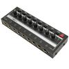 1/4" TRS Input/Output Stereo Headphone Amplifier 8-Channel Channel Line Mixer  Studio Recording