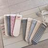 Bowknot Women's Grey-Blue Ballet Style Mid-Calf Socks, Autumn/Winter, Thin Seamless Cotton, Korean Style.