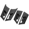 4Pcs Inner Door Handle Frame Cover Carbon Fiber Pattern Interior Door Handle Protection Trim Replacement for Mitsubishi