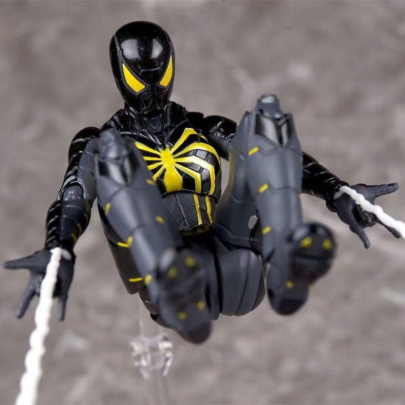 Marvel 15cm Shf Anti Octopus Suit Spider Man Articulated Action Figures Model Kit Desktop Ornament Trendy Toys Gifts Collectable