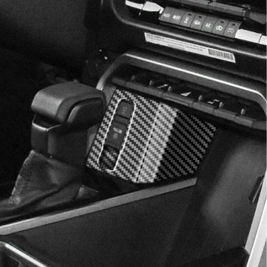 Carbon Fiber Electronic Handbrake Switch Panel Trim for Toyota Tundra -2024