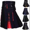 Gonna da Festival Scozzese Multicolor Kilt Plissettato Mid-Century