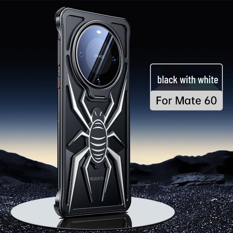

Huawei Mate60 Pro Spider Metal Protective Case - Cross-Border Compatible, Anti-Drop with Bracket. Huawei Mate 60
