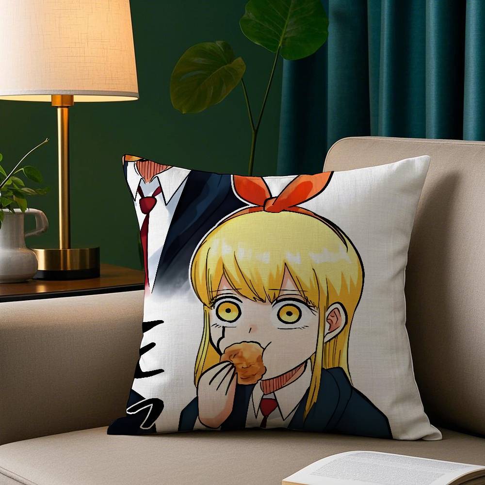 Anime Funny M-Mashle Magic Pillow Case Plush Fabric Soft Pillowcase Double Sided Print Sofa Cushion Cover Throw