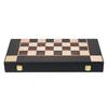 High-End Metal Chess Pieces, Wooden Chessboard, 38Cm/15Inch, Large Foldable Classic Game Collection For Chess Enthusiasts