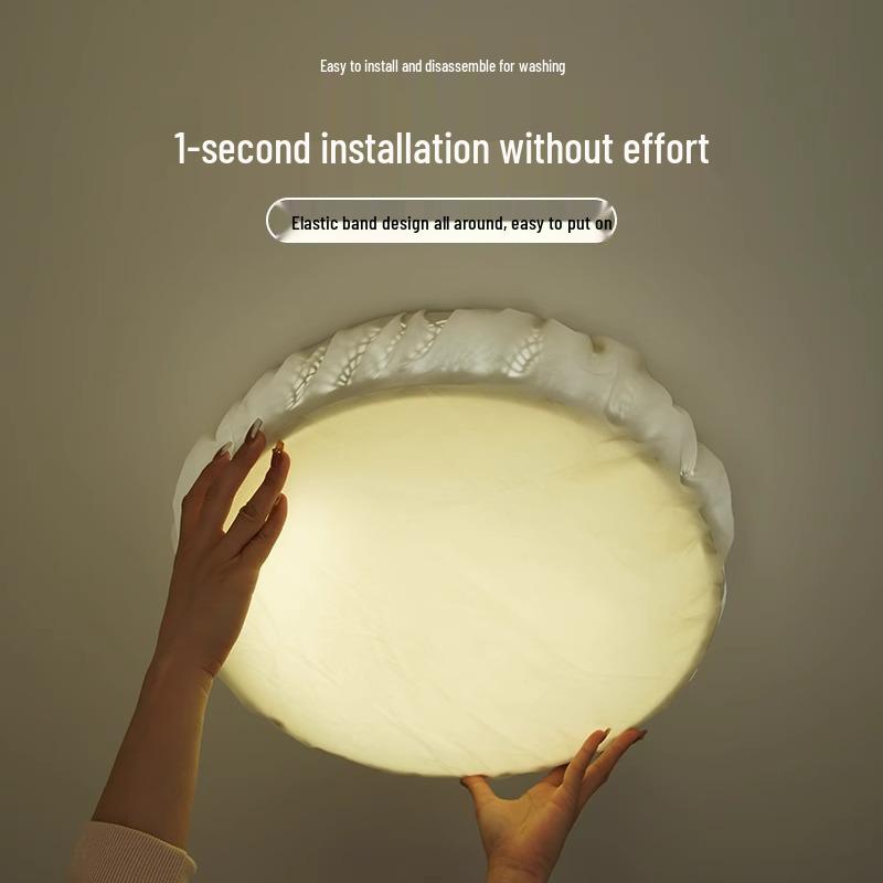 Anti-Glare Lampshade for Table and Ceiling Lamps - Parchment Film Shell Cover Lighting Accessory