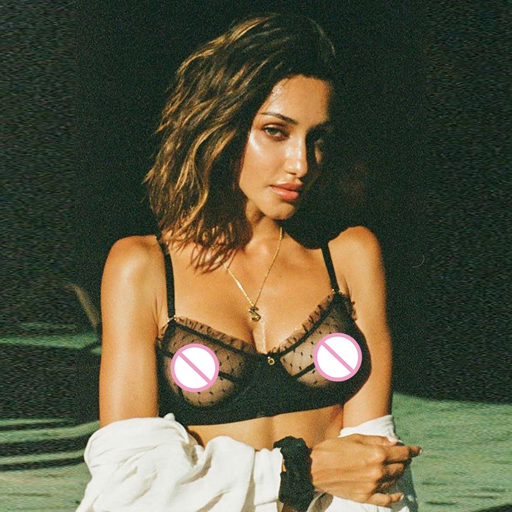 Szekszipű csipkés női melltartó Ellolace fodros csipke fehérnemű Női fehérnemű Átlátszó rövid bőrápoló készletek Bugyis szettek Erotikus intim