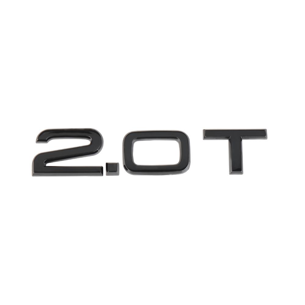 Car Styling 3D Metal Badge V10 2.0T V8T TFSI 1.8T Logo Sticker Emblem Center Cover For 114a B8 A3 8P A6 C7 8V B9 B7 B6 C6 C5 C8a114